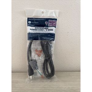 Dishwasher Power Cord GE WX09X70910 Universal 3-wire 5 ft 4 in w/ wire nuts